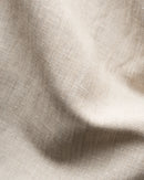 Beige Wool–Linen Chore Overshirt