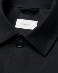 Navy Blue Canvas Overshirt