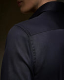 Navy Signature Twill Shirt – Slim Fit