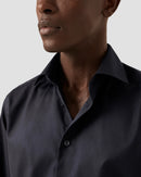 Navy Signature Twill Shirt – Slim Fit