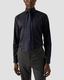 Navy Signature Twill Shirt – Slim Fit