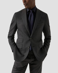 Navy Signature Twill Shirt – Slim Fit