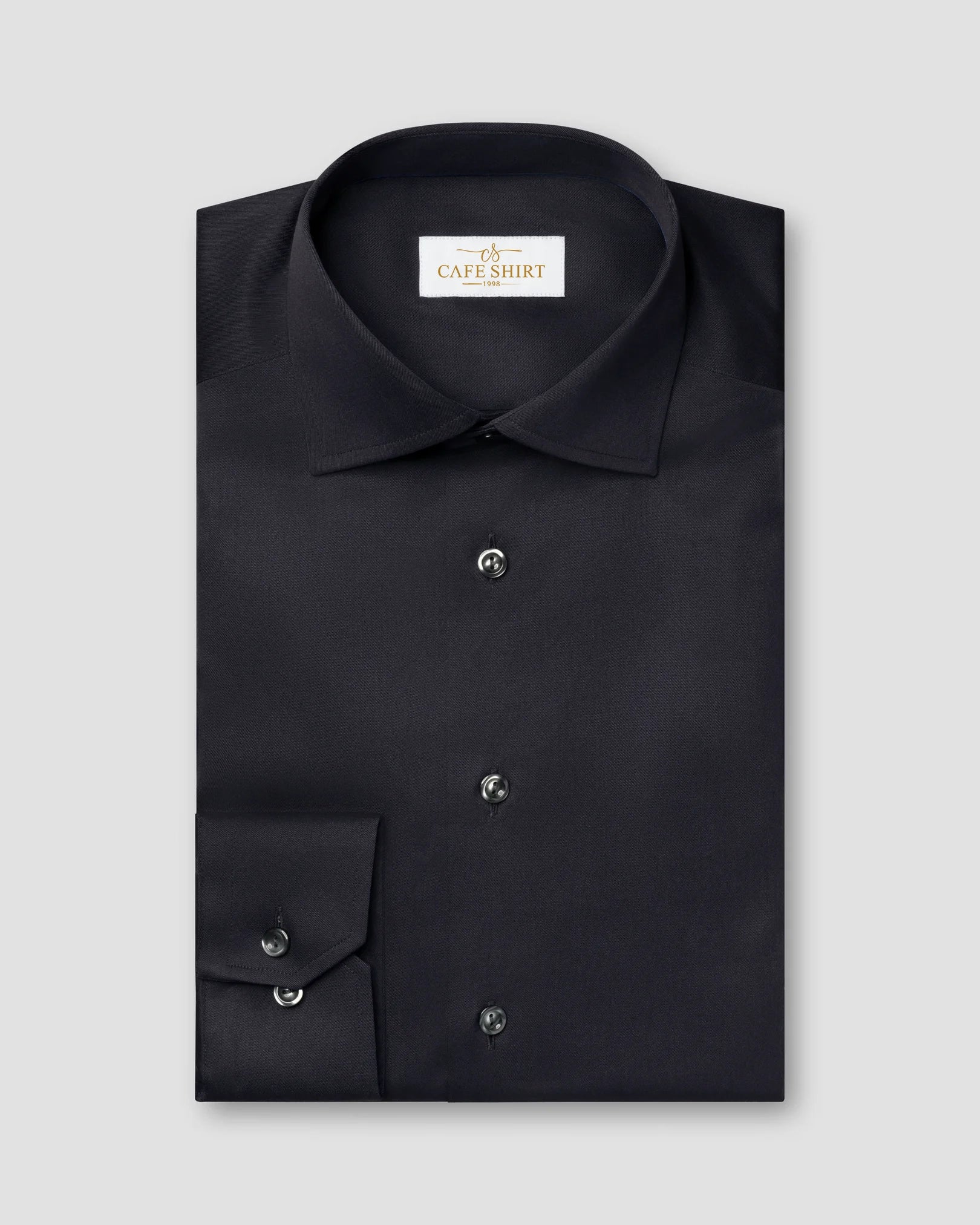 Navy Signature Twill Shirt – Slim Fit