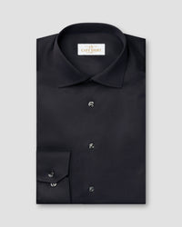 Navy Signature Twill Shirt – Slim Fit