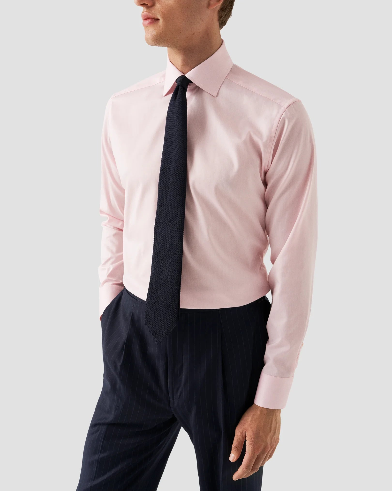Pink Signature Twill Shirt – Slim Fit