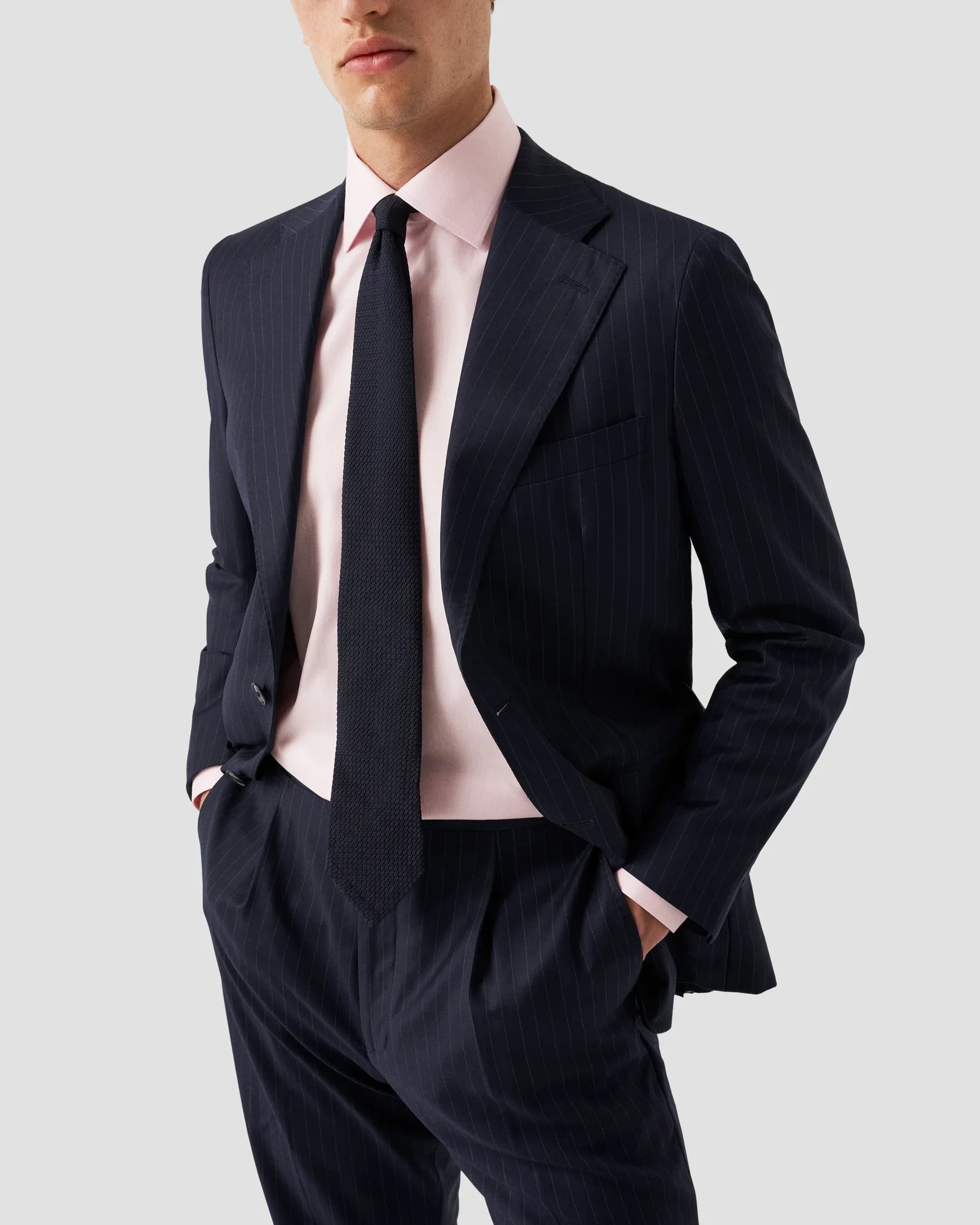 Pink Signature Twill Shirt – Slim Fit