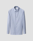 Blue Micro Stripe Supima Shirt – Cutaway Collar